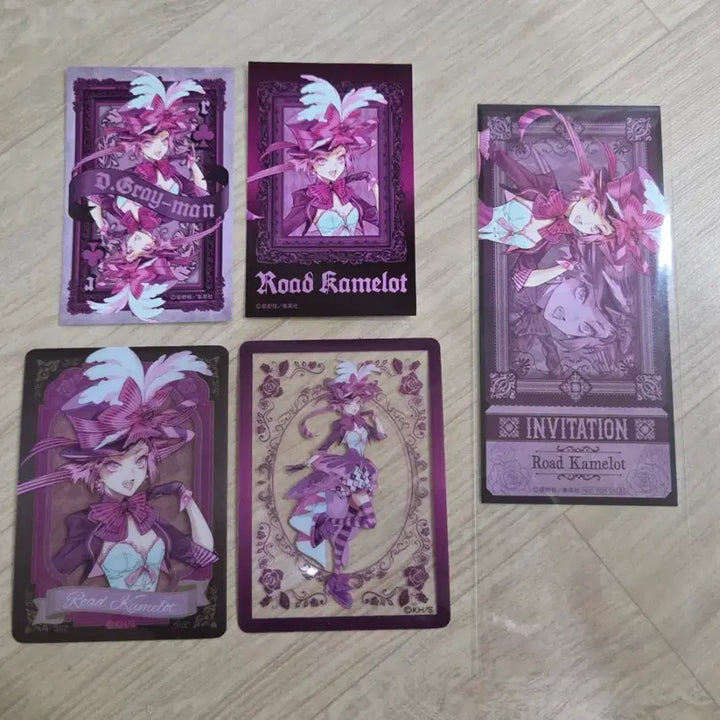 [BUNJANG] D.Gray-man Collaboration Cafe Road Set Photocard / 디그레이맨 콜라보 카페 로드 세트 판매합니다