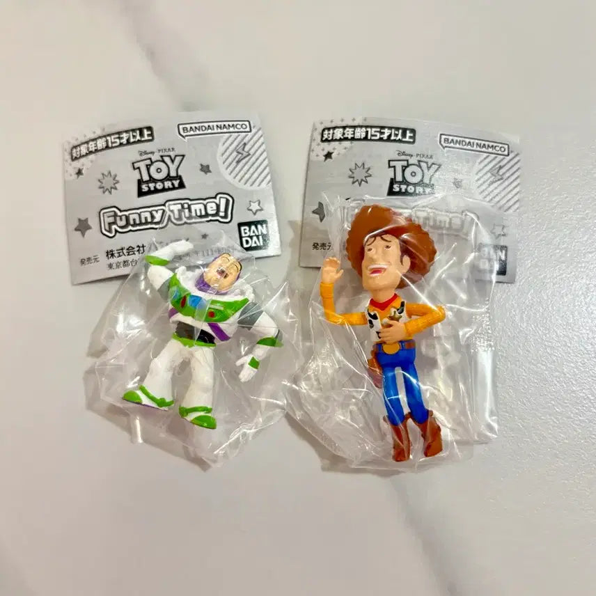 [BUNJANG] Disney Pixar Toy Story Funny Time! Figure Collection Gacha Set / 토이스토리 Funny Time! 피규어 컬렉션 가챠 2종 일괄