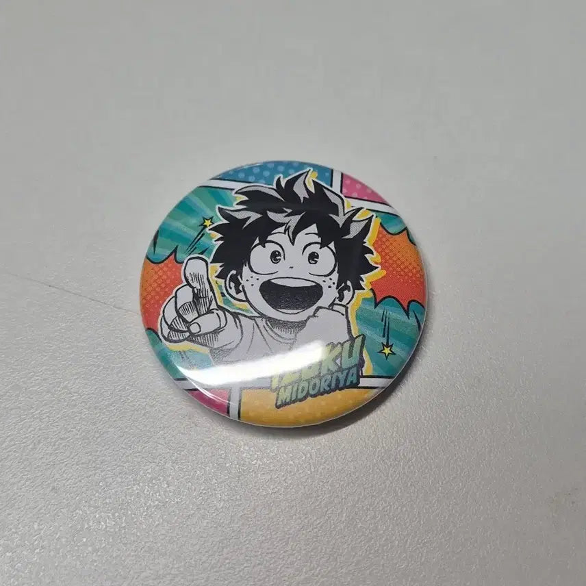 [BUNJANG] My Hero Academia Midoriya Chibi Character Can Badge / 히로아카 어린시절 치비 캔뱃지 미도리야