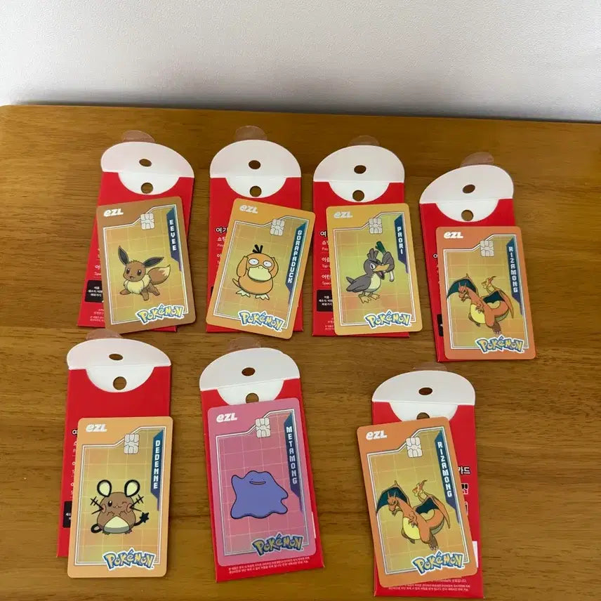 [BUNJANG] Pokemon Izzle Transit Card Set / 포켓몬 이즐 교통카드