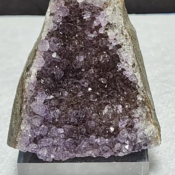 [BUNJANG] Natural Amethyst Crystal Cluster with Stand / 자수정 원석 + 받침대