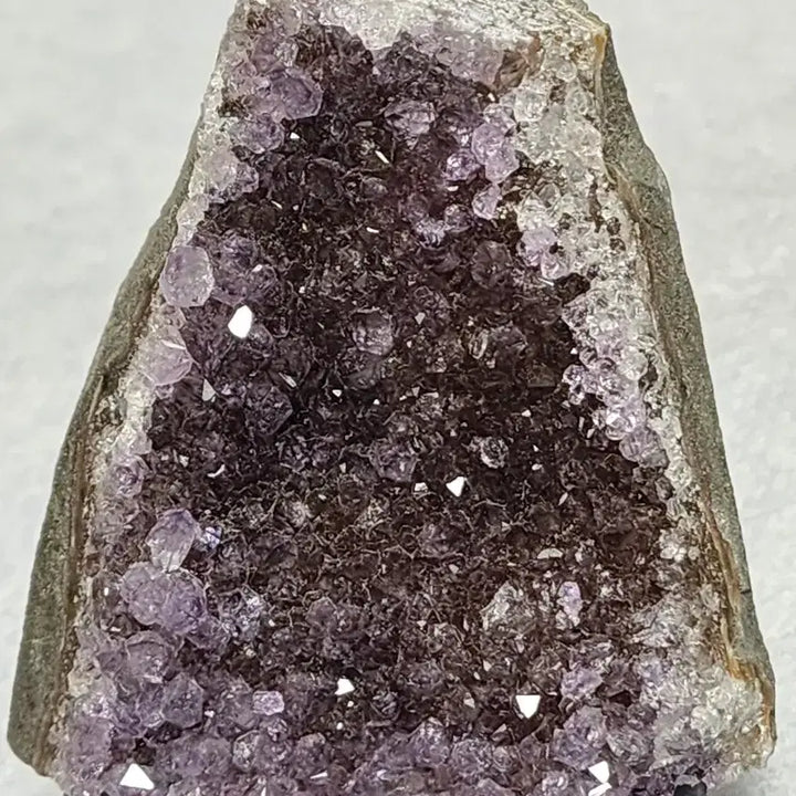 [BUNJANG] Natural Amethyst Crystal Cluster with Stand / 자수정 원석 + 받침대