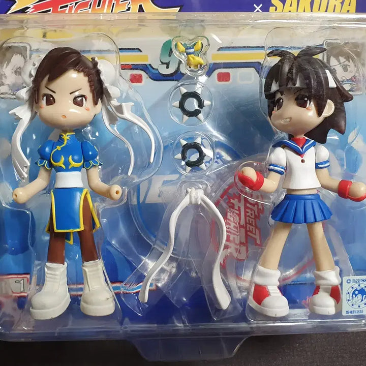 [BUNJANG] Pinky:st Street Fighter Chun-Li Sakura Figure / 핑키스트리트 피규어 스트리트 파이터 춘리 사쿠라