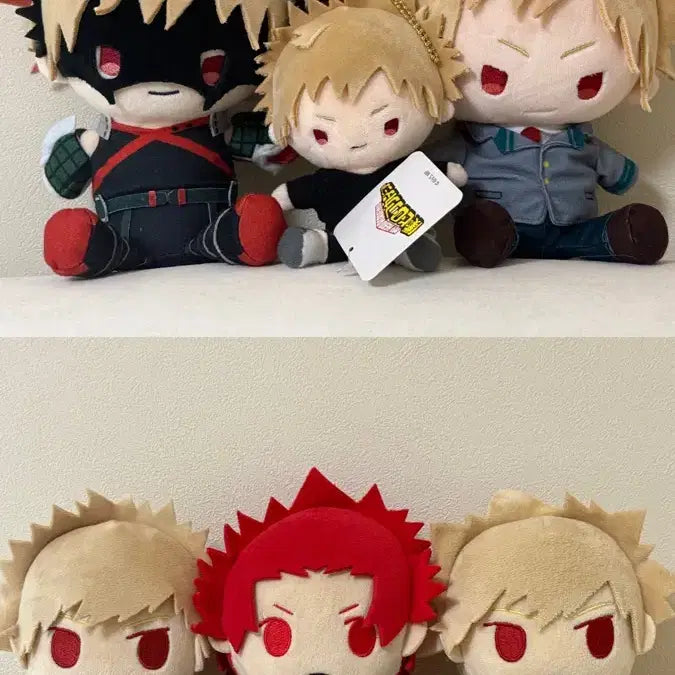[BUNJANG] My Hero Academia Bakugo Kirishima Plush Doll Bundle Set / 바쿠고 키리시마 누이 일괄 양도 히로아카 나이하 누이구루미