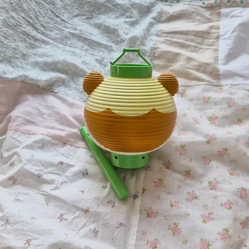 [BUNJANG] Vintage Sanrio Kuriring Lantern Mood Lamp / 고전 빈티지 산리오 쿠리링 무드등 호롱불 햄스터 마츠리 작동확인