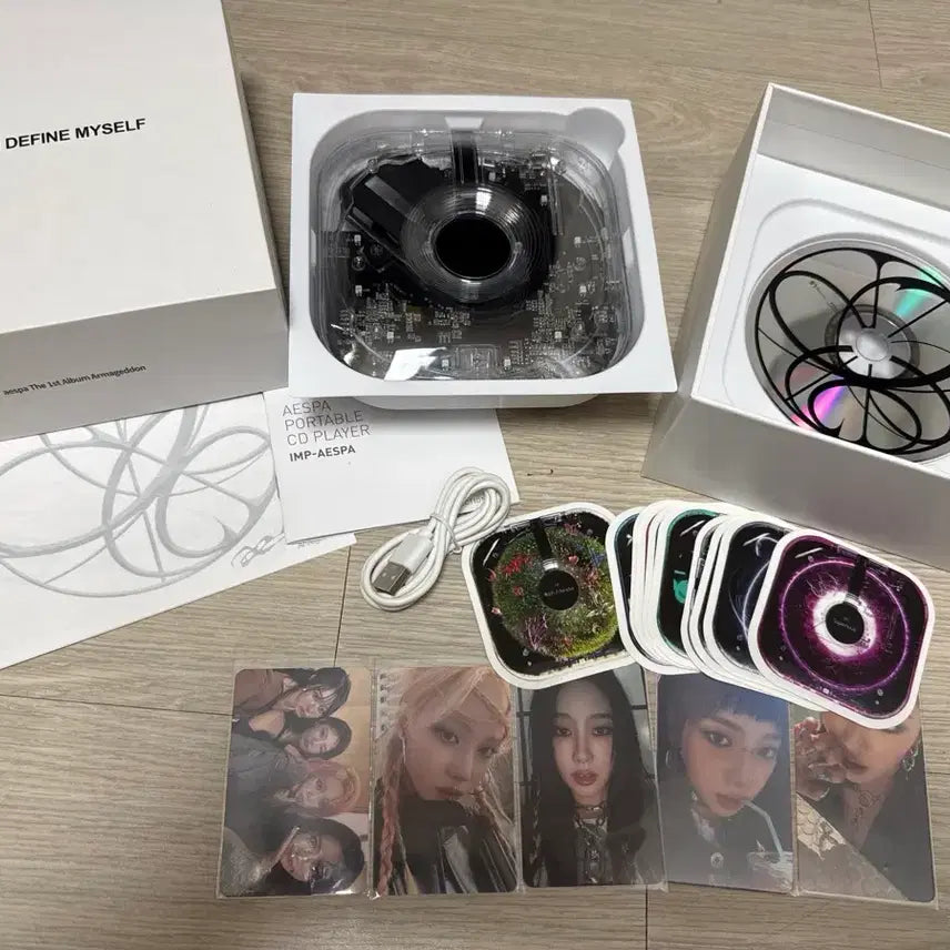 [BUNJANG] Aespa Armageddon Unsealed CDP Full Set / 에스파 cdp 아마겟돈 개봉품 풀구성