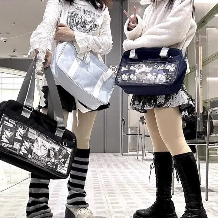 [BUNJANG] Schoollook Ita Bag (Black) / 스쿨룩 이타백 (블랙)
