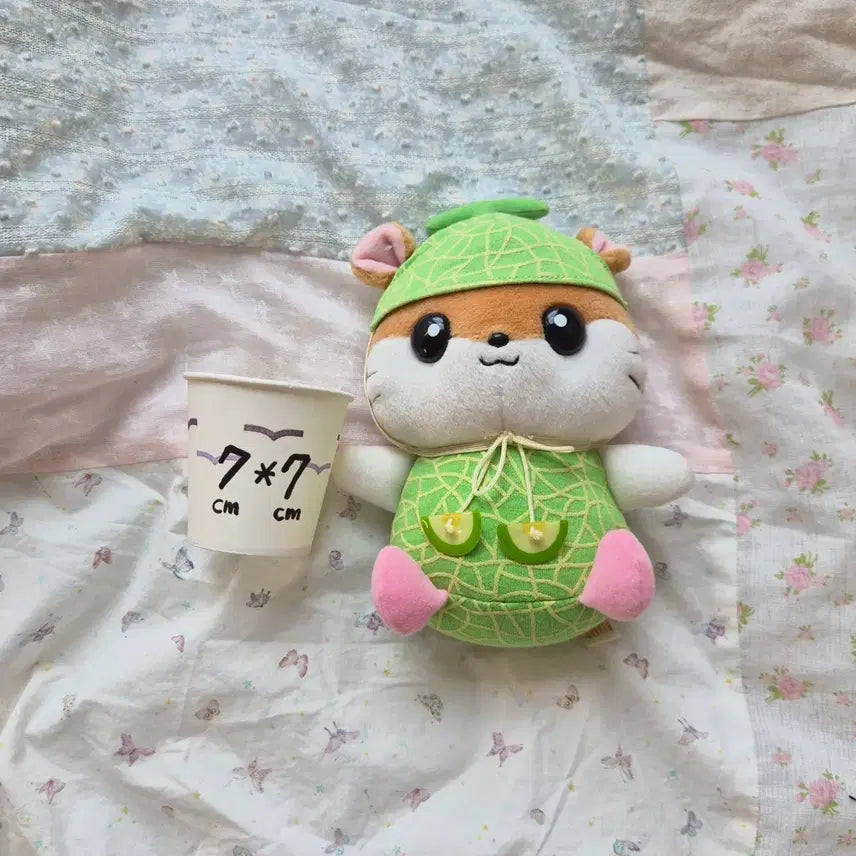 [BUNJANG] Sanrio San-X Melone Kuriring Hamster Vintage Doll / 고전 빈티지 인형 산리오 산엑스 메론 쿠리링 햄스터 레어