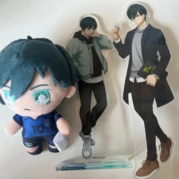 [BUNJANG] Blue Lock Isagi Yoichi Acrylic Plush Bundle / 블루록 이토시 린 아크릴 누이 일괄 양도
