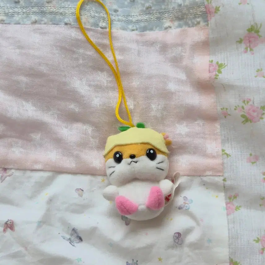 [BUNJANG] Sanrio San-X Kuririn Hamster Keychain / 고전 빈티지 인형 산리오 산엑스 쿠리링 키링 햄스터 하무