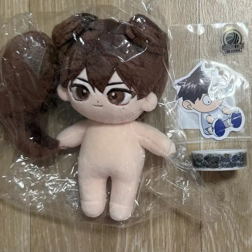 [BUNJANG] Garbage Time Gi Sang-ho Choco Sang-ho Sticker &amp; Washi Tape Bundle / 가비지타임 기상호 쪼꼬상호 스티커 마테 인형 마스킹테이프