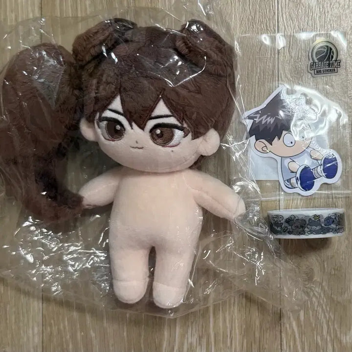 [BUNJANG] Garbage Time Gi Sang-ho Choco Sang-ho Sticker &amp; Washi Tape Bundle / 가비지타임 기상호 쪼꼬상호 스티커 마테 인형 마스킹테이프