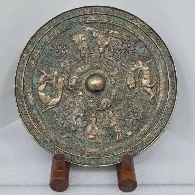 [BUNJANG] Antique Large Jangsaengmun Donggye / 골동품 대형 장생문 동경