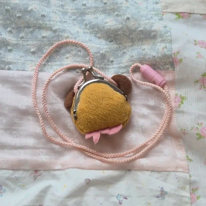 [BUNJANG] Sanrio San-X Tenori-Kuma Bear Coin Pouch (Vintage) / 고전 빈티지 인형 산리오 산엑스 테노리쿠마 곰 리락쿠마 동전지갑