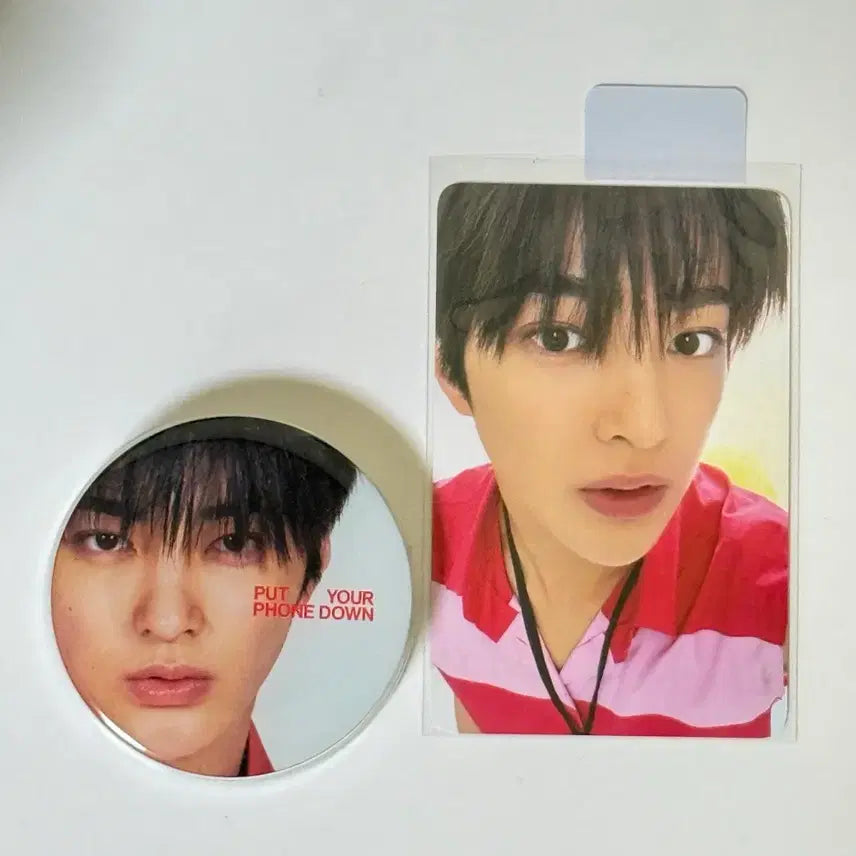 [BUNJANG] TXT YEONJUN Photocard and Badge Set / PYPD KEONHO CARD