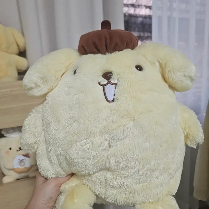 [BUNJANG] Sanrio Pompompurin Plush Doll / 폼폼푸린 누이 인형 산리오