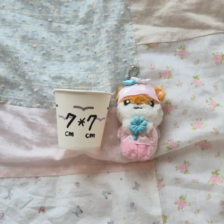 [BUNJANG] Sanrio San-X Kuriring Hamster Angel Charm / 고전 빈티지 인형 산리오 산엑스 쿠리링 햄스터 초레어 반짝이 엔젤 천사 키링