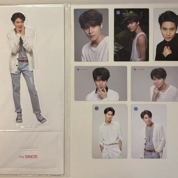 [BUNJANG] Taemin The Saem Photocard &amp; Standee Set / 태민 더샘 포카+등신대 세트