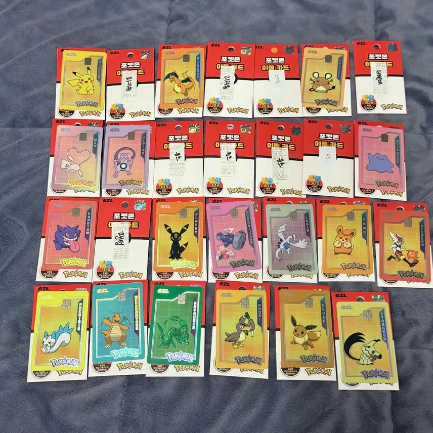 [BUNJANG] Pokémon Izeal Character Transportation Card Charizard Mewtwo Ditto / 포켓몬 교통카드 이즐 포켓몬 교통카드 리자몽 뮤츠 메타몽