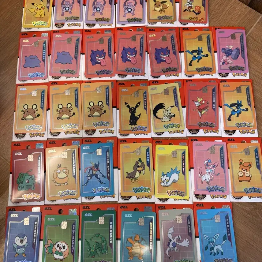 [BUNJANG] Pokémon Izeal Character Transportation Card Charizard Mewtwo Ditto / 포켓몬 교통카드 이즐 포켓몬 교통카드 리자몽 뮤츠 메타몽