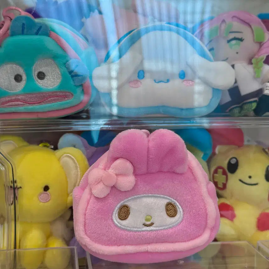 [BUNJANG] Sanrio My Melody Onigiri Pouch Coin Purse Keychain / 산리오 마이멜로디 삼각김밥파우치 동전지갑 키링 판매