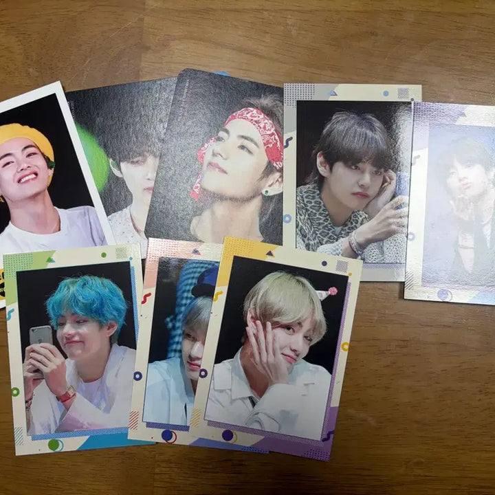 [BUNJANG] V Photocard &amp; Photo Set / (급처) bts v 뷔 포카 + 인화 사진