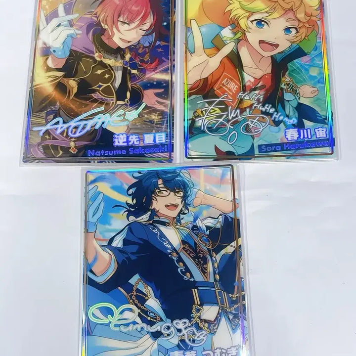 [BUNJANG] Ensemble Stars Switch Photorecit 3 Cards Bundle Set Natsume Sora Tsumugi / 급처) 앙스타 스위치 포토레이트 3장 일괄 나츠메 소라 츠무기