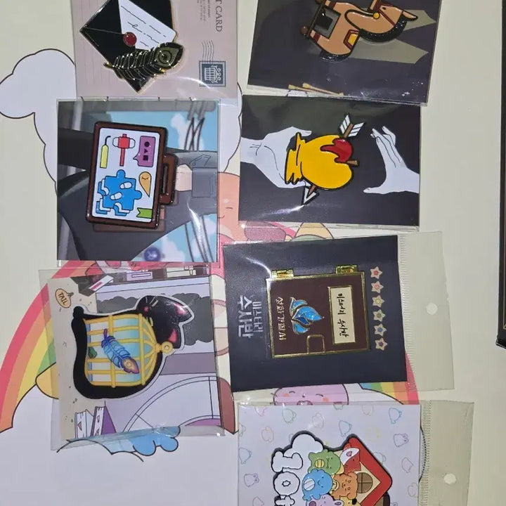 [BUNJANG] Latte Seal Badge Bundle Set / 잠뜰 뱃지 일괄 판매