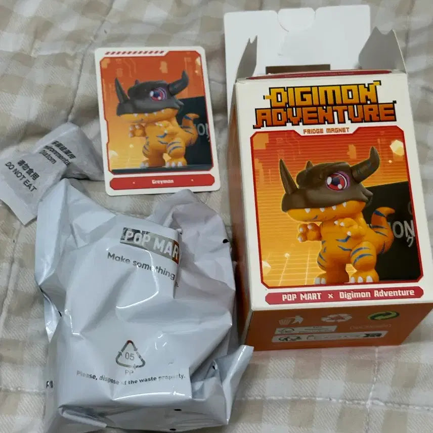 [BUNJANG] Digimon Adventure Pop Mart Greymon Refrigerator Magnet / 디지몬 어드벤처 팝마트 냉장고 자석 그레이몬