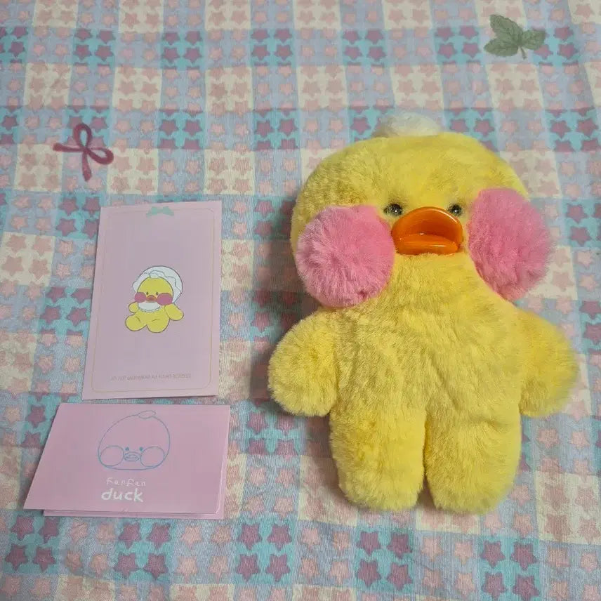 [BUNJANG] Bbangbbangdeok Yellow Plush Doll with Certificate / 빵빵덕 옐로우 인형+인증서 포함