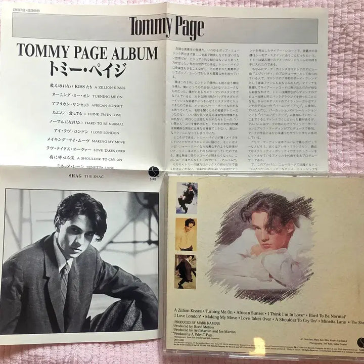 [BUNJANG] Tommy Page Rare Japanese Edition CD / 토미 페이지 초희귀 일본판 CD Tommy Page 토미페이지