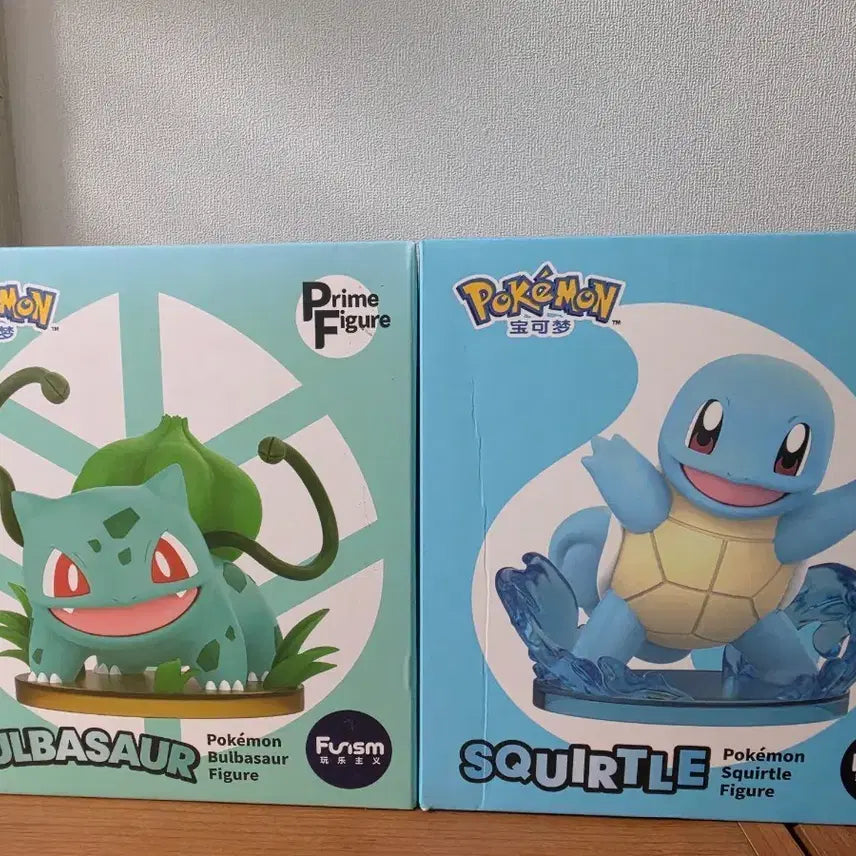 [BUNJANG] Warakjui Pokemon Squirtle &amp; Bulbasaur Figures (Set) / 완락주의 포켓몬스터 꼬부기, 이상해씨 팝니다.