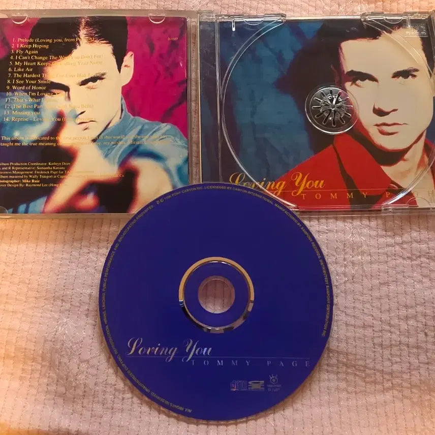 [BUNJANG] Tommy Page Loving You CD / 타미 페이지 희귀 Loving You CD 토미페이지 Tommy Page 토미 페이지
