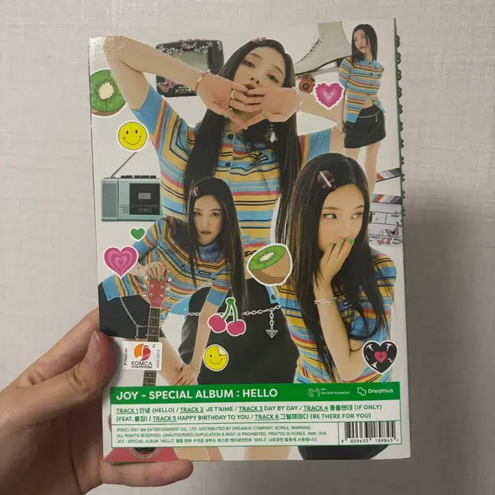 [BUNJANG] Red Velvet Joy Hello Album Scrap Set / 조이 안녕 앨범 (스크랩용)