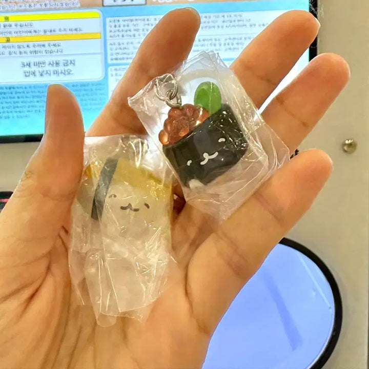 [BUNJANG] OSHUSHIDAKYO Tamagoyaki + Salmon Roe Gachapon Set / 미개봉)일괄 오슈시다요 가챠 계란말이+연어알 가챠 메지루시