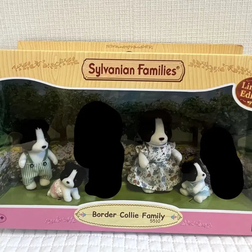 [BUNJANG] Sylvanian Families Border Collie Family Set / 실바니안 패밀리 보더콜리 아기 어른 청소년