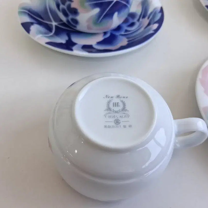 [BUNJANG] Vintage Miryang Ceramic Tea Cup Set / 빈티지 밀양도자기 찻잔 1세트