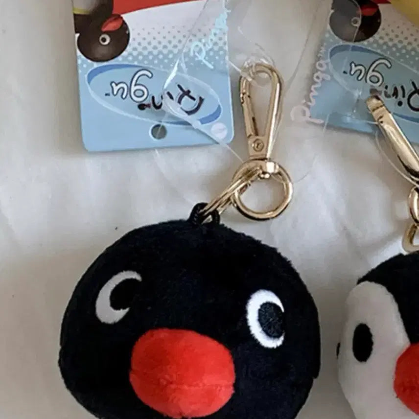 [BUNJANG] Pingu Face Mini Bag Charm / 새상품 정품 핑구 얼굴 멀티 미니 가방고리 펭귄