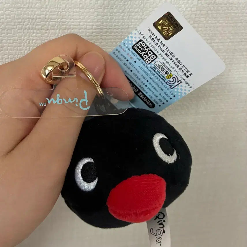 [BUNJANG] Pingu Face Mini Bag Charm / 새상품 정품 핑구 얼굴 멀티 미니 가방고리 펭귄