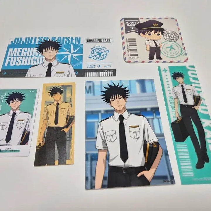 [BUNJANG] Jujutsu Kaisen Megumi Fushiguro Haneda Airport Goods Set / 주술회전) 후시구로 메구미 하네다 공항 굿즈 세트