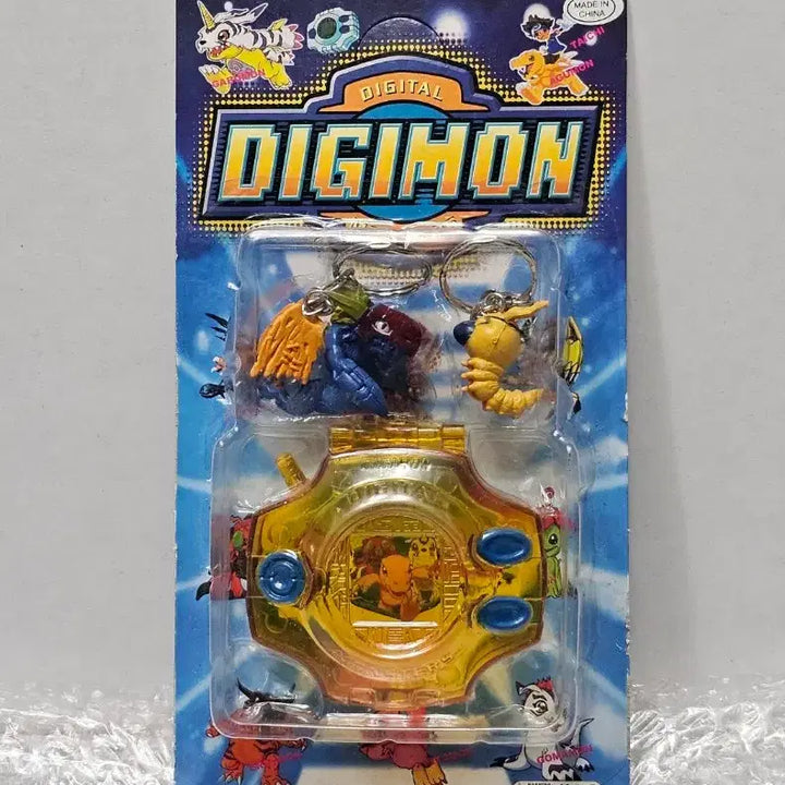 [BUNJANG] Digimon Mini Figure Keychain Digivice Set (Sealed) / 고전완구 디지몬 미니피규어 열쇠고리 디지바이스 세트 미개봉품
