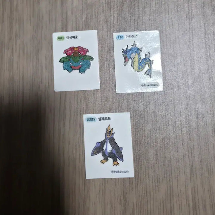 [BUNJANG] Pokemon Stickers / 포켓몬 인기 캐릭인 갸라도스.이상해꽃.엠페르트 띠부실 팝니다