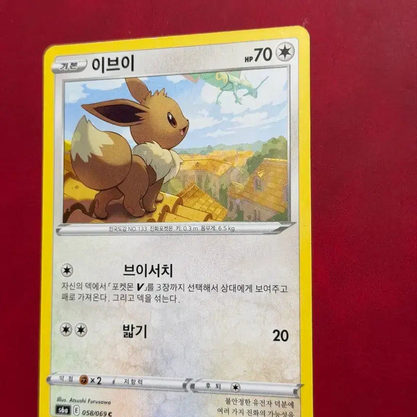 [BUNJANG] Pokemon Cameo Card Eevee (Rayquaza) / 포켓몬 카메오 카드 이브이(레쿠쟈)