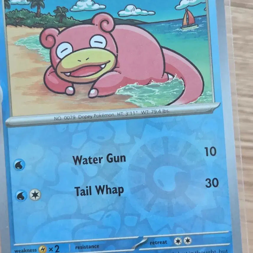 [BUNJANG] Pokemon Card Slowpoke 018/131 (Water Energy Reverse Holo) - English/North American Version / [영판/북미판] 포켓몬 카드 야돈 018/131 (물 에너지 속성 미러)