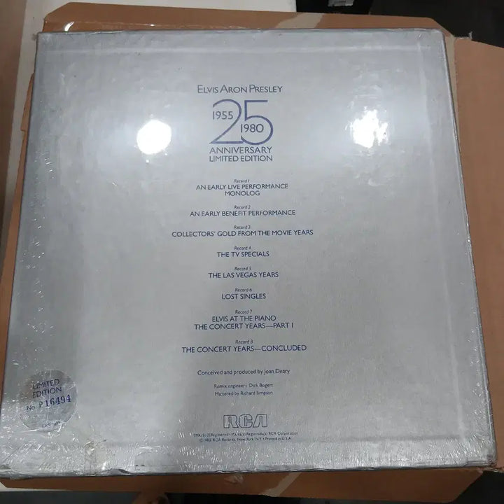 [BUNJANG] Elvis Presley 25th Anniversary Limited Edition 8LP Box Set (Sealed) / LP (미개봉)엘비스 프레슬리 25주년 기념 한정판 8LP 박스 세트