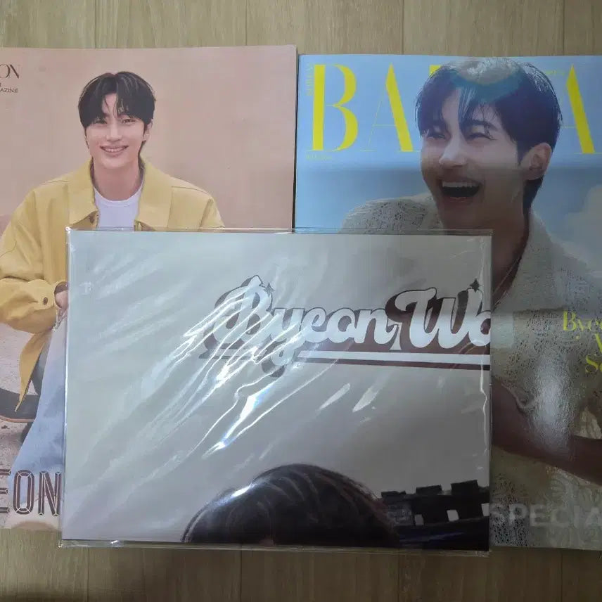 [BUNJANG] Byun Woo-seok 2024 Bazaar &amp; DICON Magazine Bundle Set / 일괄_변우석 2024년 바자 ,디아이콘 잡지