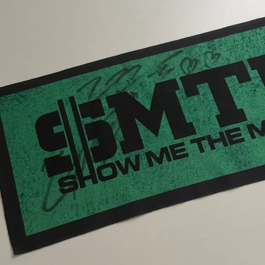 [BUNJANG] Loco &amp; Gray Signed Slogan Show Me The Money / 로꼬 그레이 싸인 슬로건 쇼미더머니