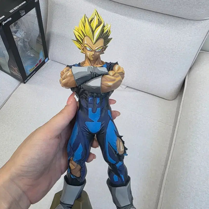 [BUNJANG] Banpresto Grandista Vegeta Manga + Super Saiyan Figure / 그란디스타 베지터 망가+초사이어인 칼박