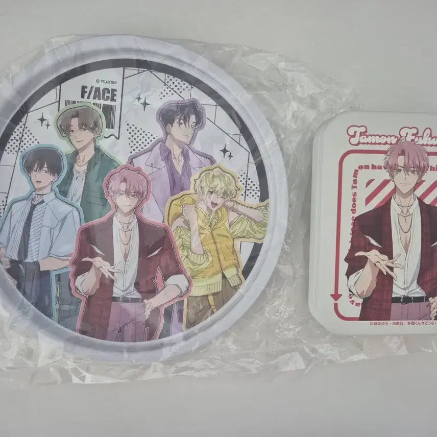 [BUNJANG] Tamon-kun Collaboration Cafe Plate &amp; Tin Case Bundle Set / 타몬군 지금 어느쪽?! 콜라보 카페 플레이트, 틴케이스 일괄