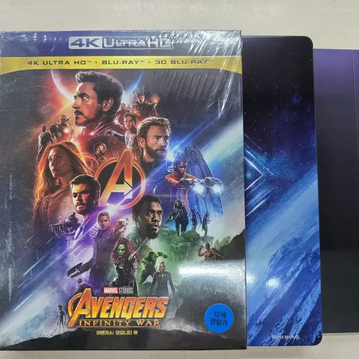 [BUNJANG] Avengers: Infinity War 4K UHD + 3D + 2D Steelbook Combo Pack Limited Edition Blu-ray / [BD](4K블루레이) 마블액션외국영화 "어벤져스: 인피니티 워" 판매합니다.